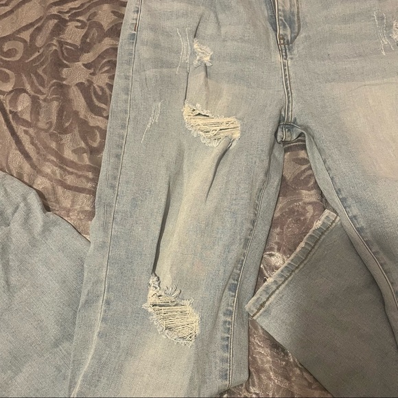 High Rise Ripped Skinny Jeans - Picture 4 of 7